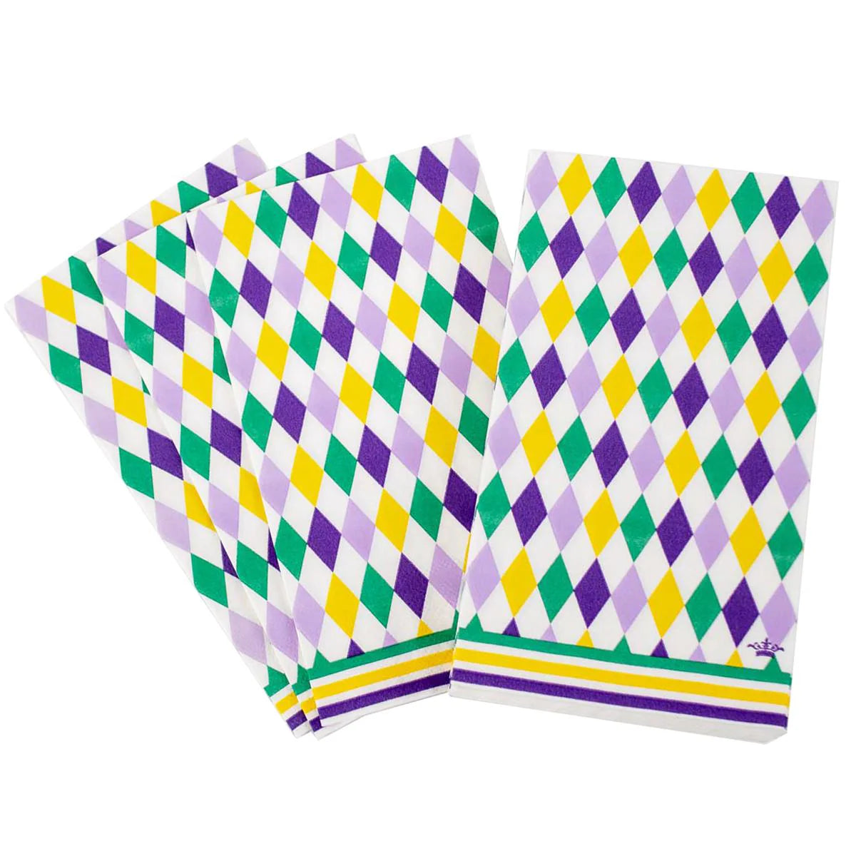 Mardi Gras Harlequin Guest Napkin