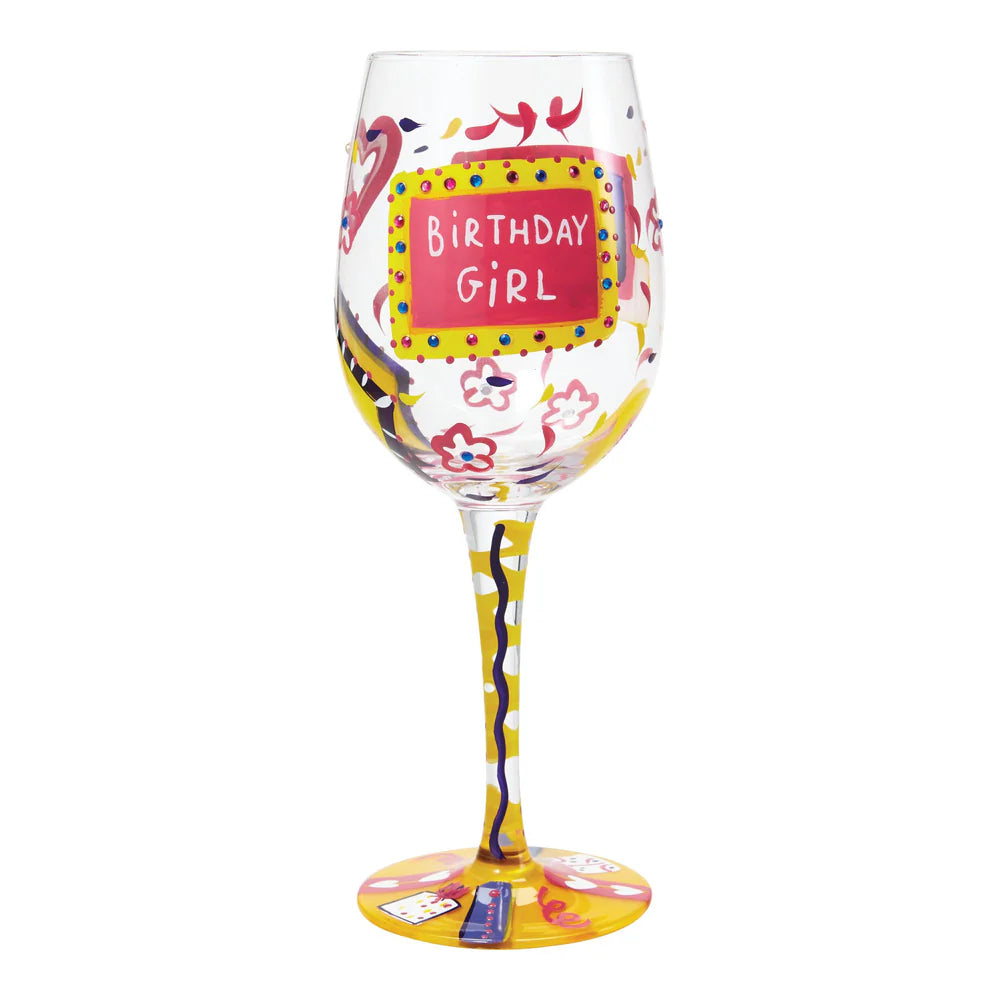 Lolita Hand Painted Wine Glasses