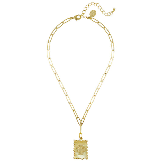 Jerusalem Cross Stamp Necklaces