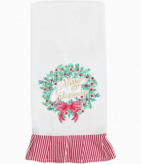 Mary Square Christmas Tea Towel
