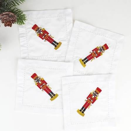 Embroidered Cocktail Napkins