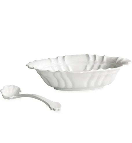 VIDA Tuscany Oval Bown & Spoon Set
