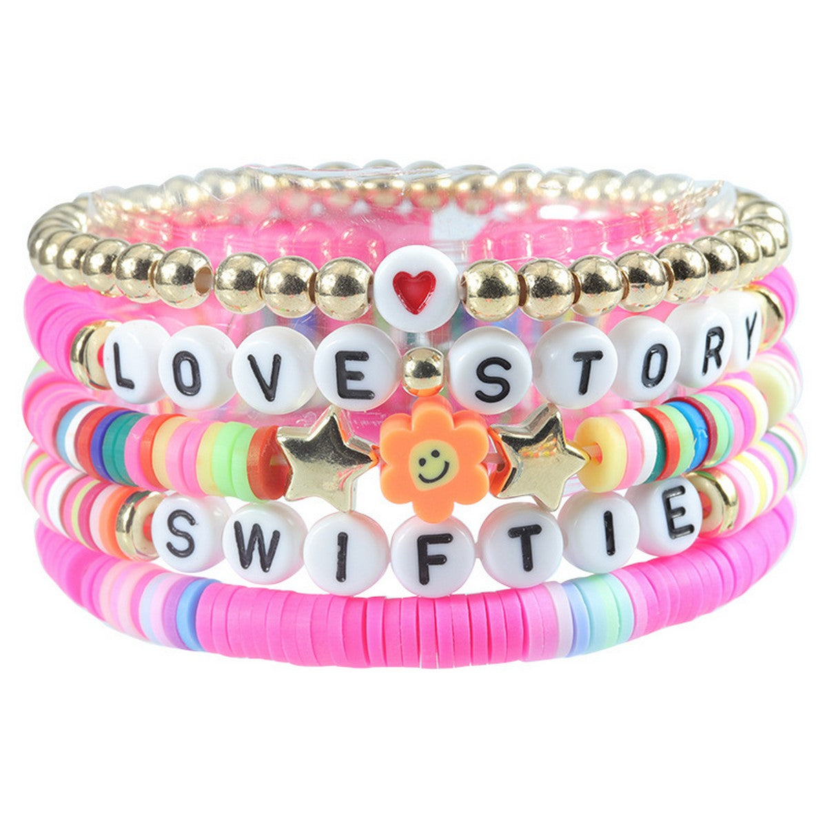 5 Piece Beaded Layer Taylor Swift Bracelets