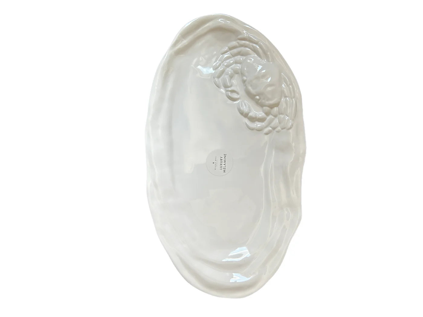 Vida Ocean Large Oval Crab Platter - Thumbnail 2