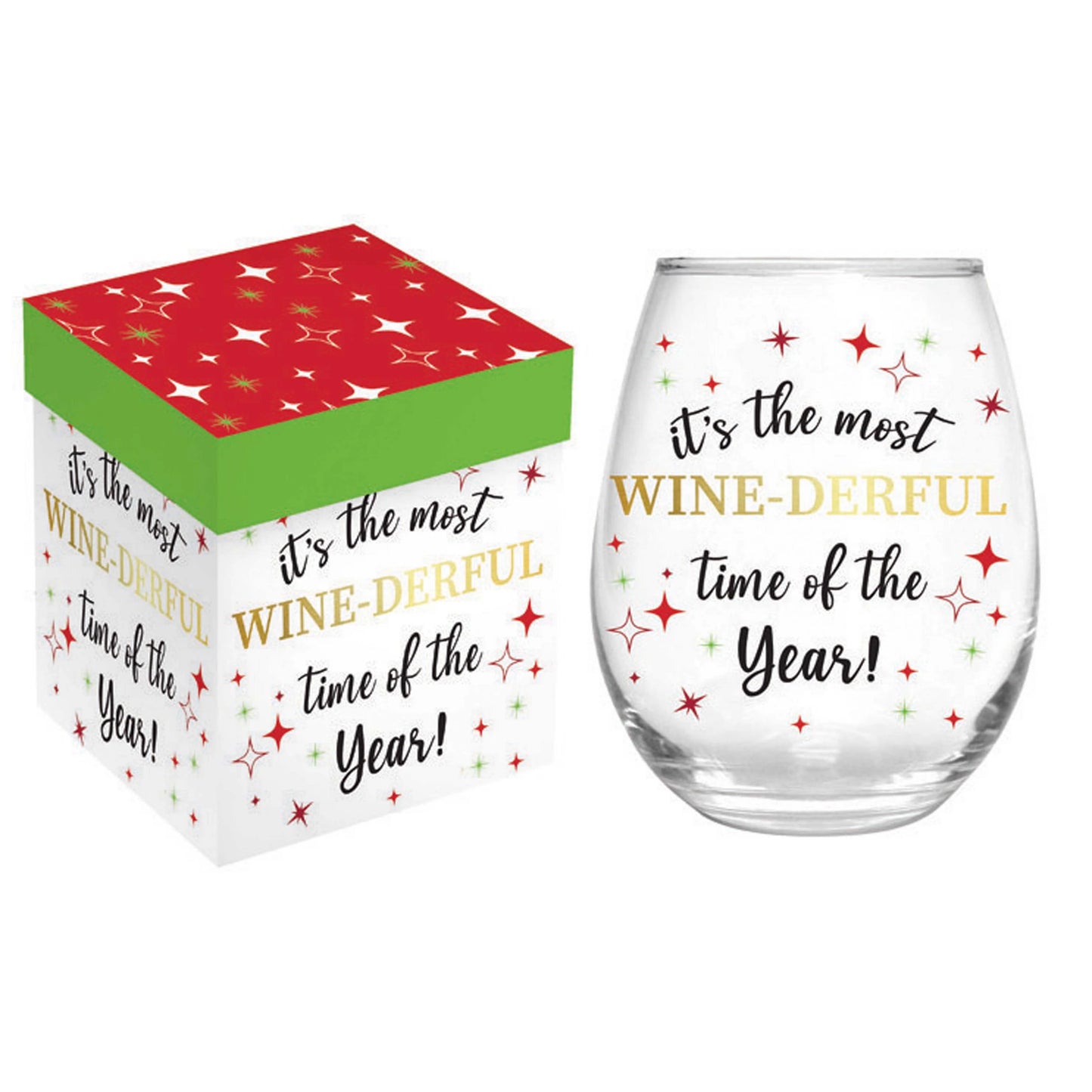 Wonderful Time Stemless Wine Glass