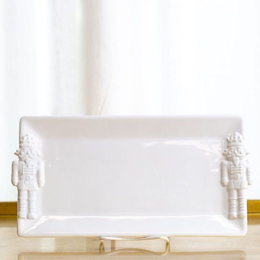 Royal Nutcracker Embossed Platter Rectangle