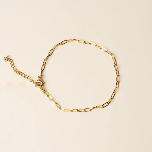 Mia Paper Clip Chain Bracelet