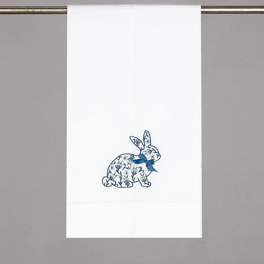 Chinoiserie Easter Bunny Tea Towel