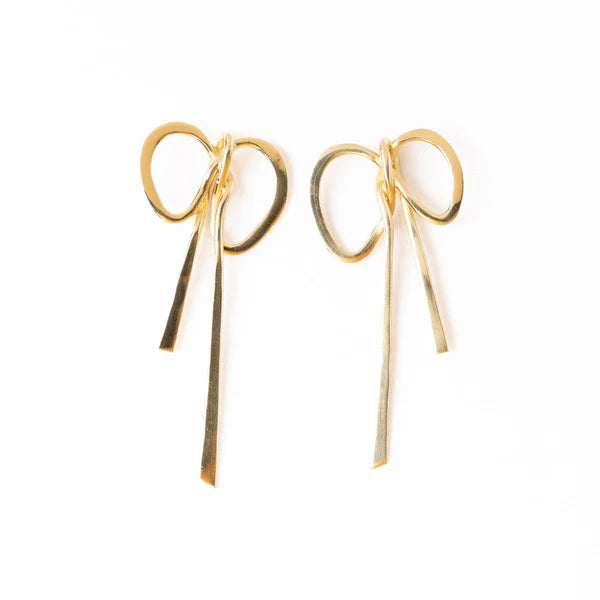 Katie Large Bow Post Earring