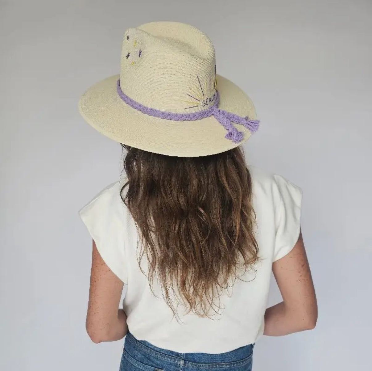 White Palm Hat