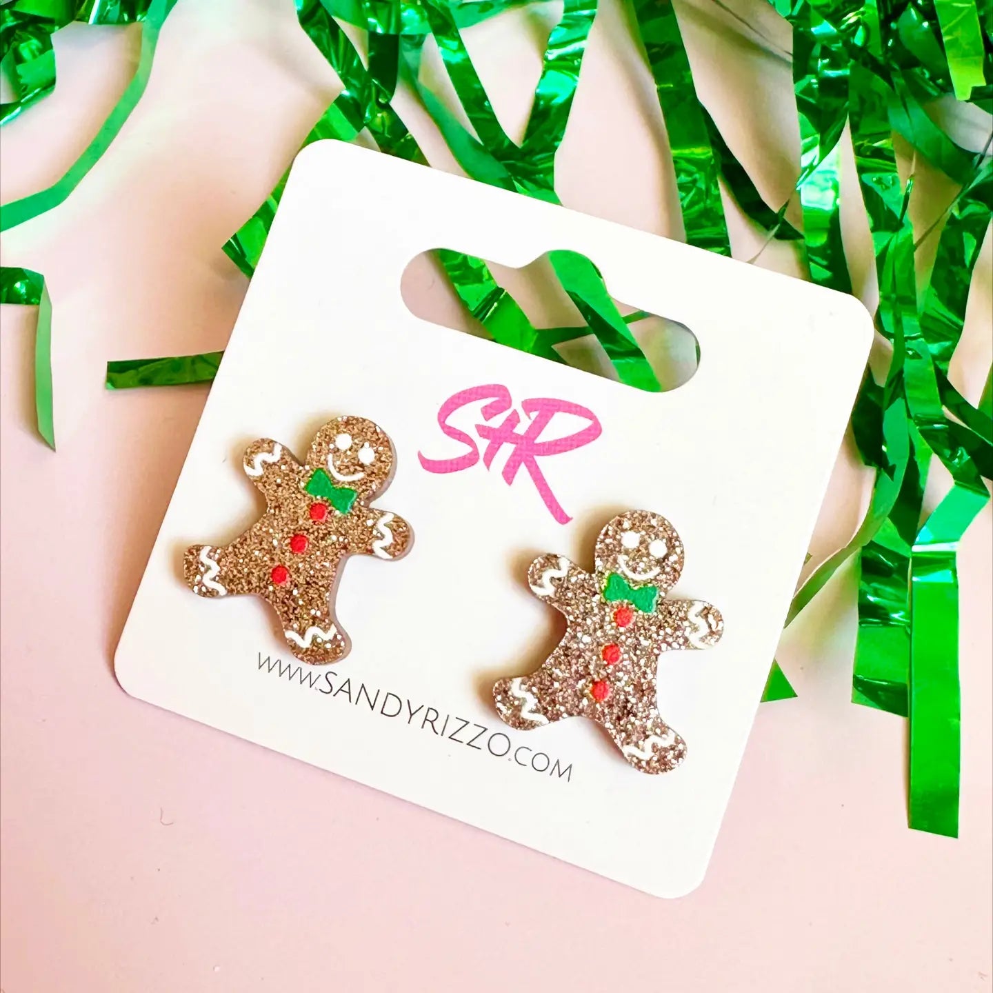 Sandy and Rizzo Christmas Earrings