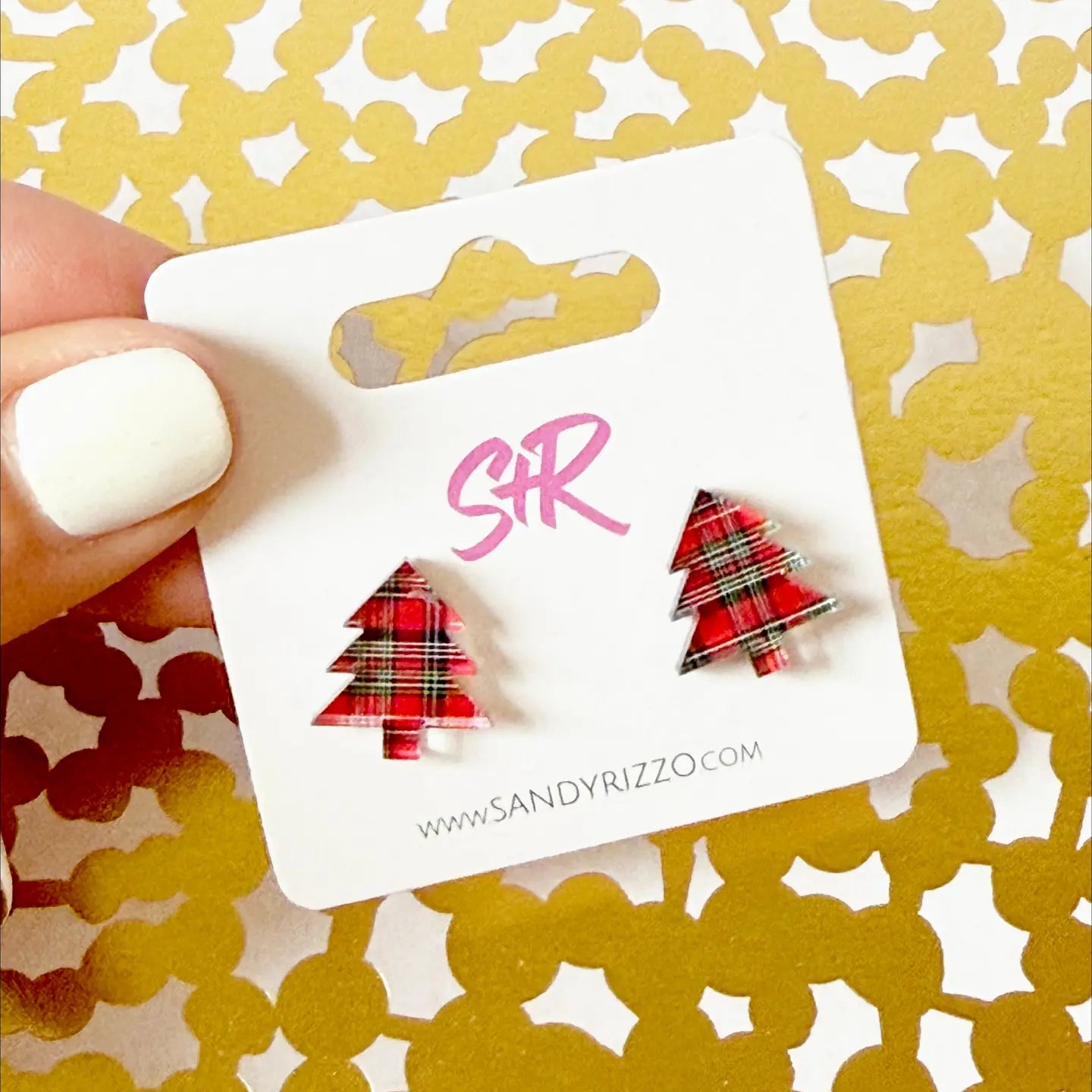 Sandy and Rizzo Christmas Earrings