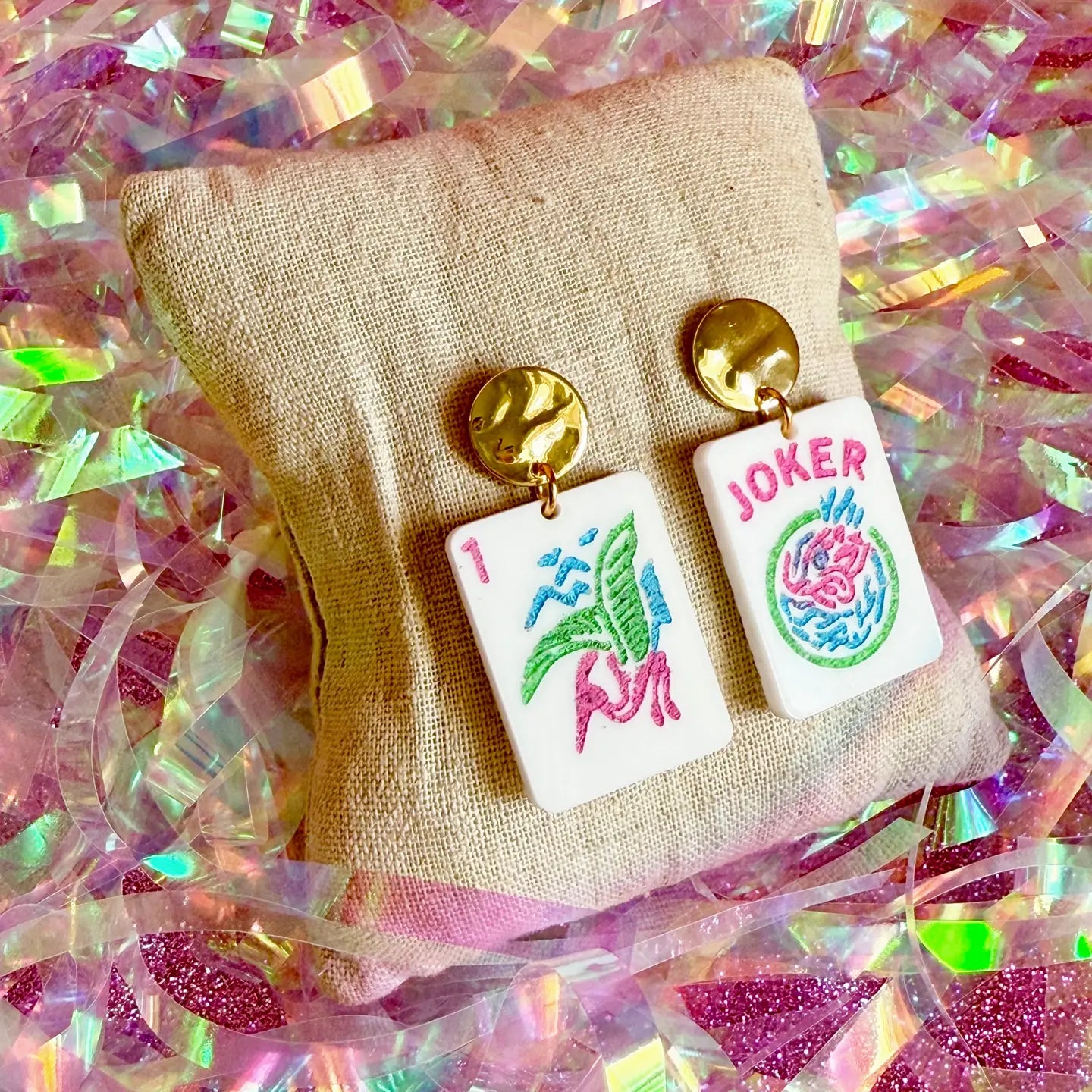 Sandy and Rizzo Christmas Earrings