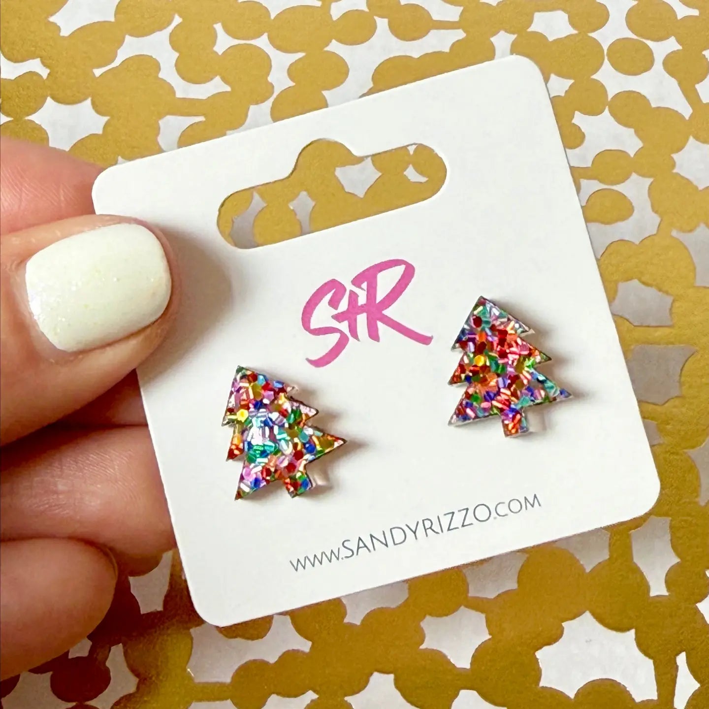 Sandy and Rizzo Christmas Earrings