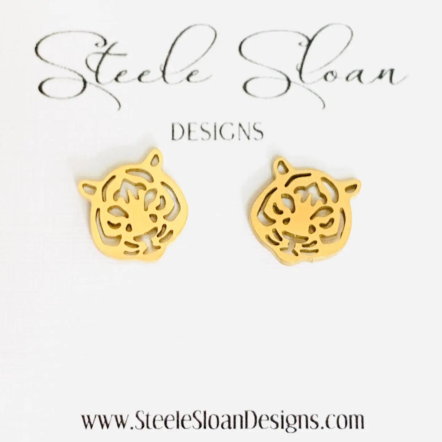 Gold Stud Earrings