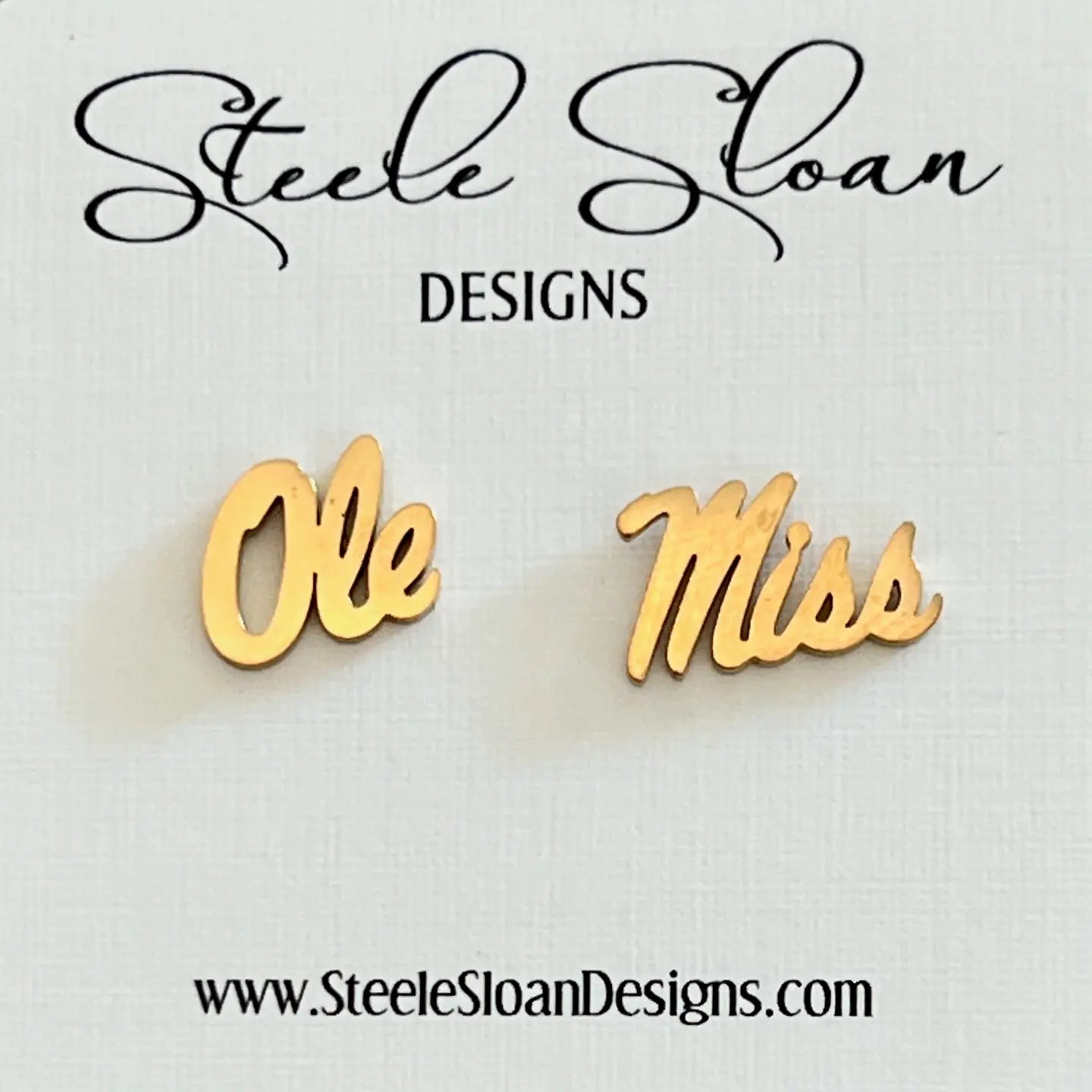 Gold Stud Earrings