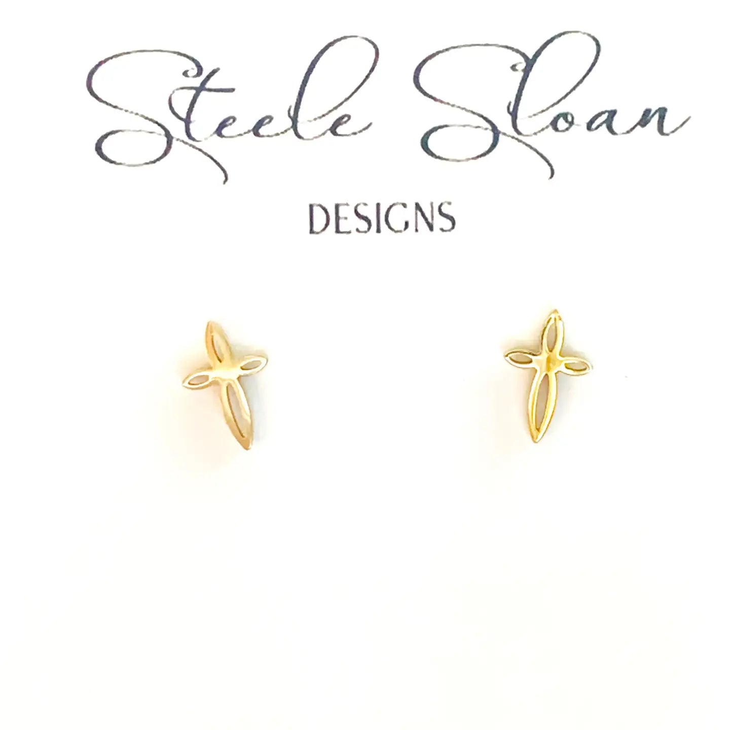 Gold Stud Earrings
