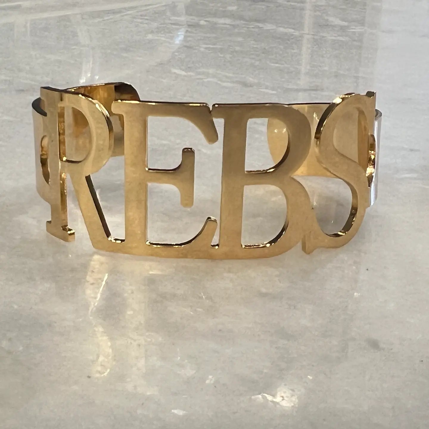 Gold Bangle Cuff Bracelet