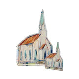 Large Church Acrylic Block