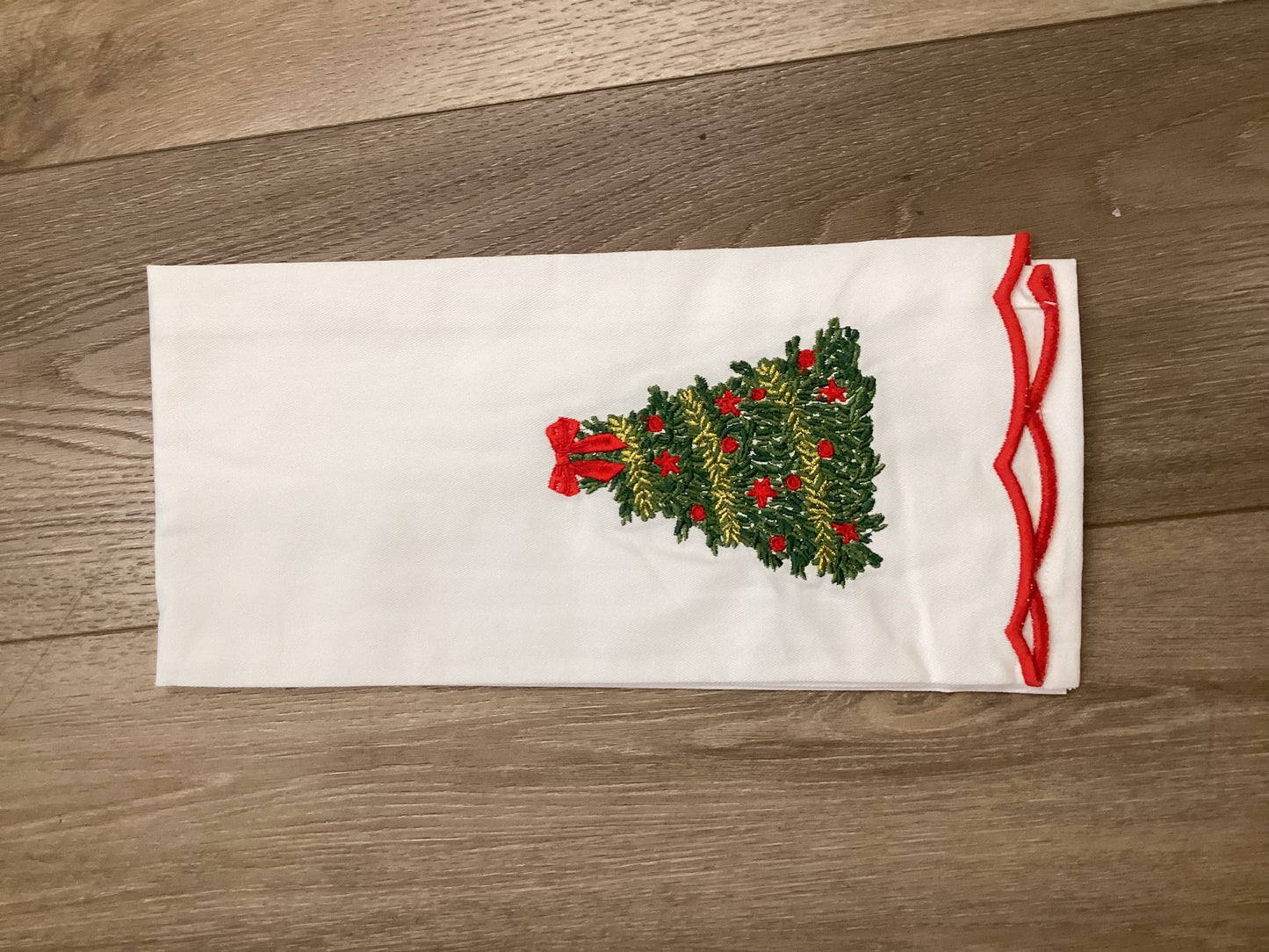 Mary Square Christmas Tea Towel