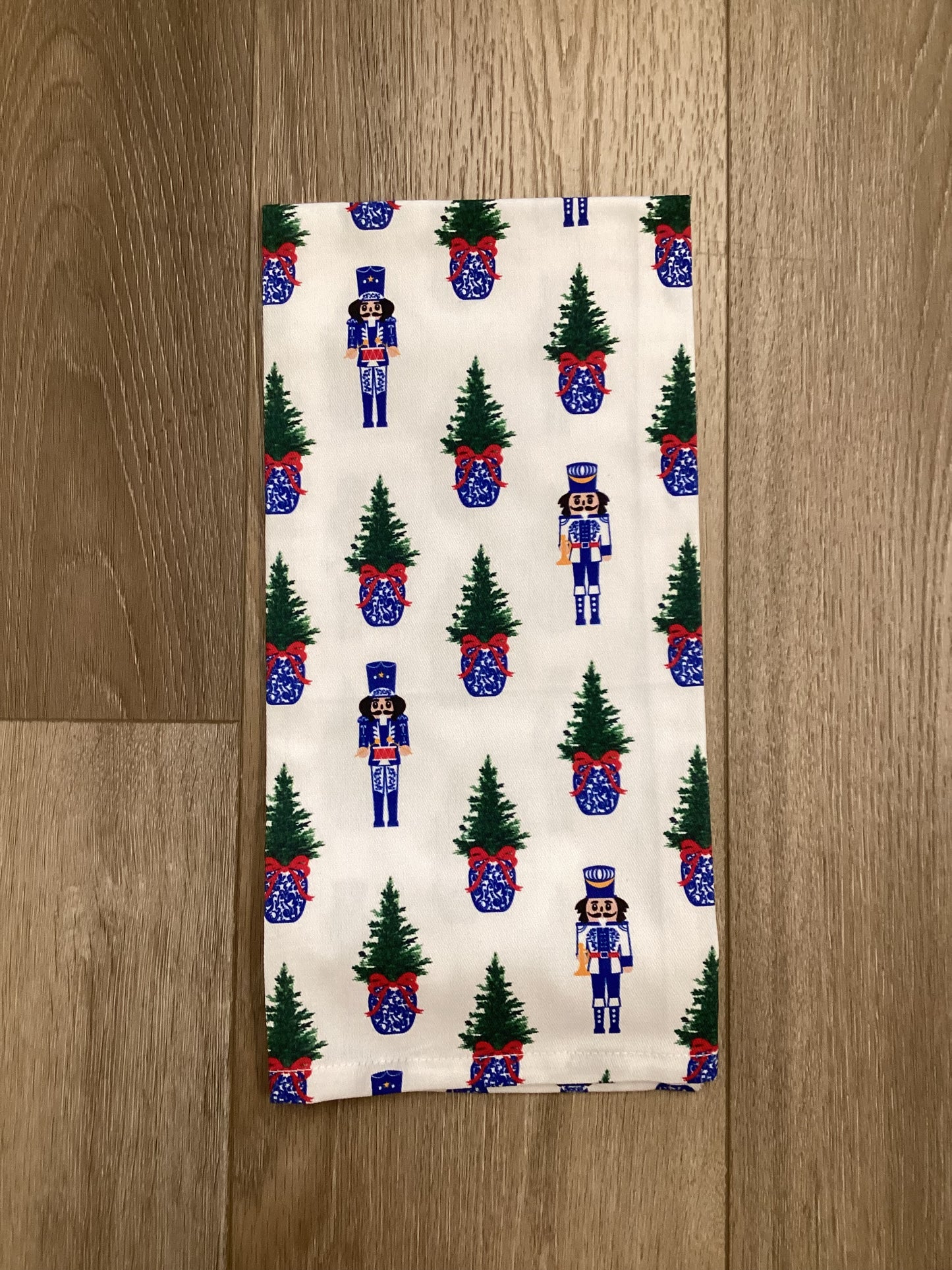 Mary Square Christmas Tea Towel