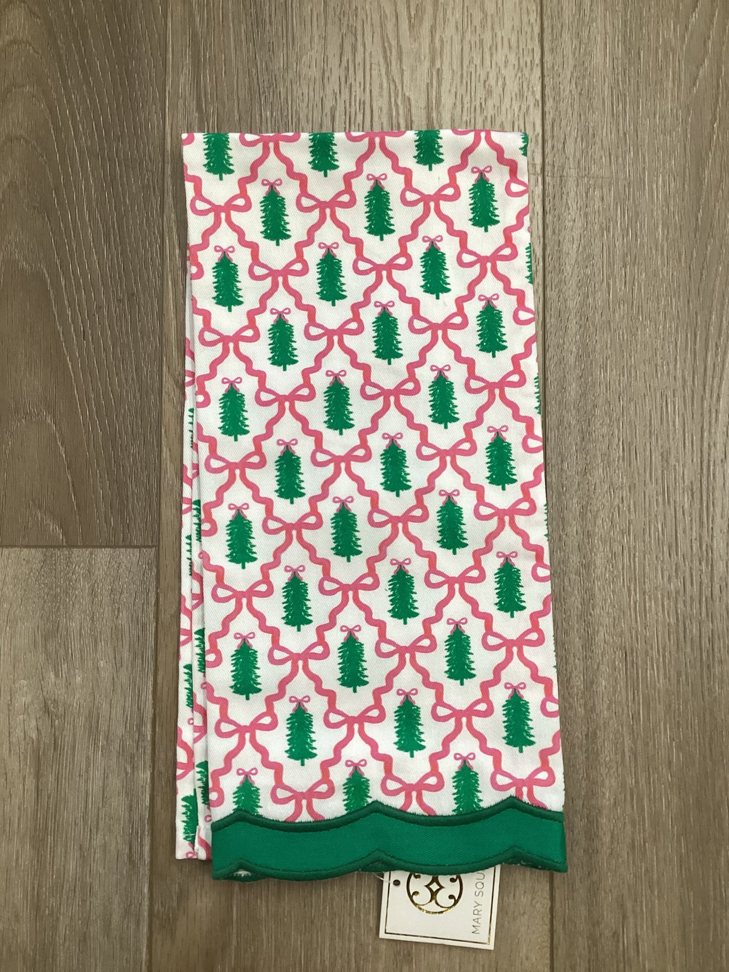 Mary Square Christmas Tea Towel