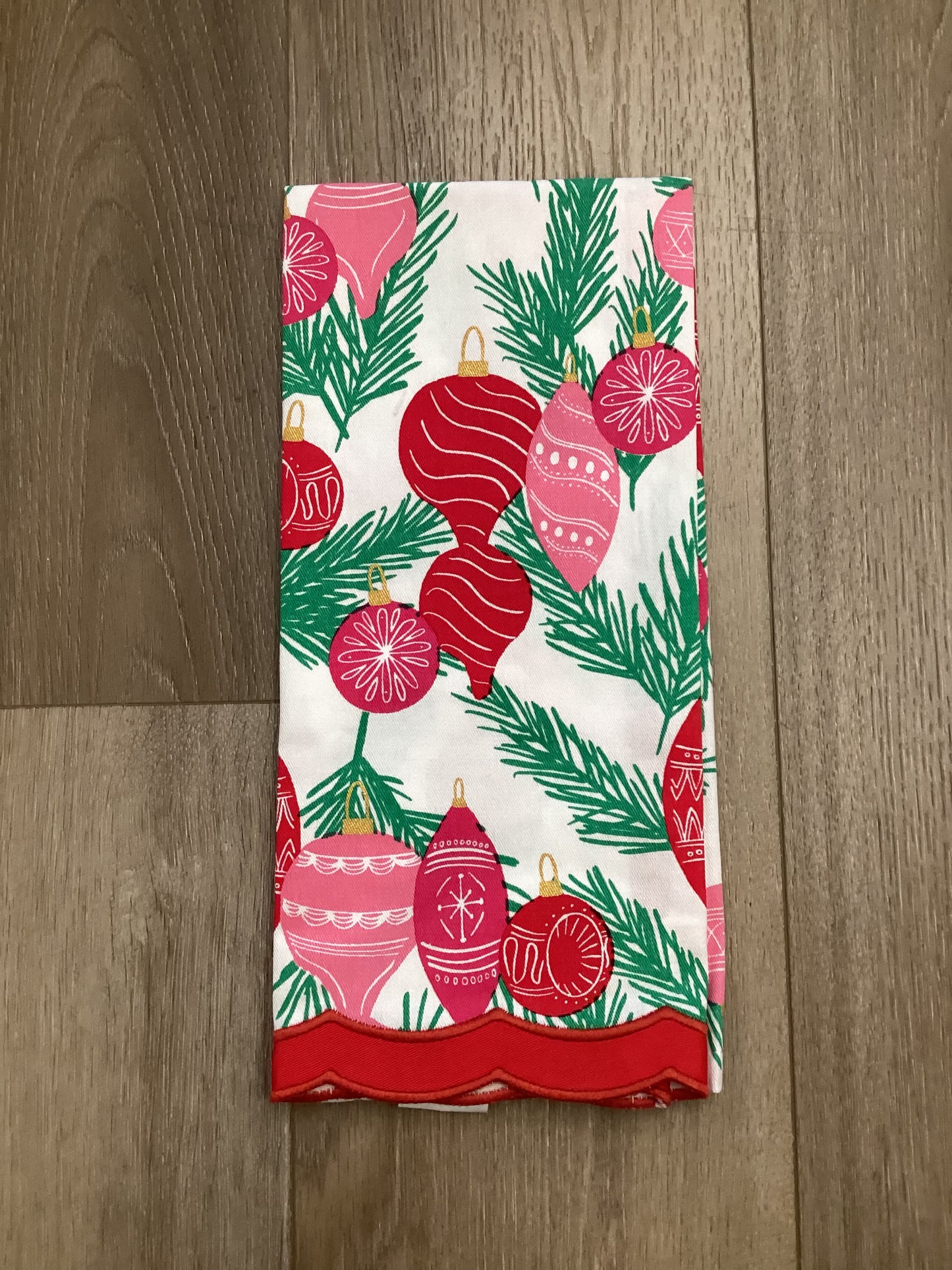 Mary Square Christmas Tea Towel