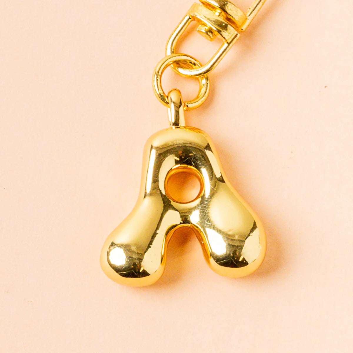 Bubble Letter Keychain