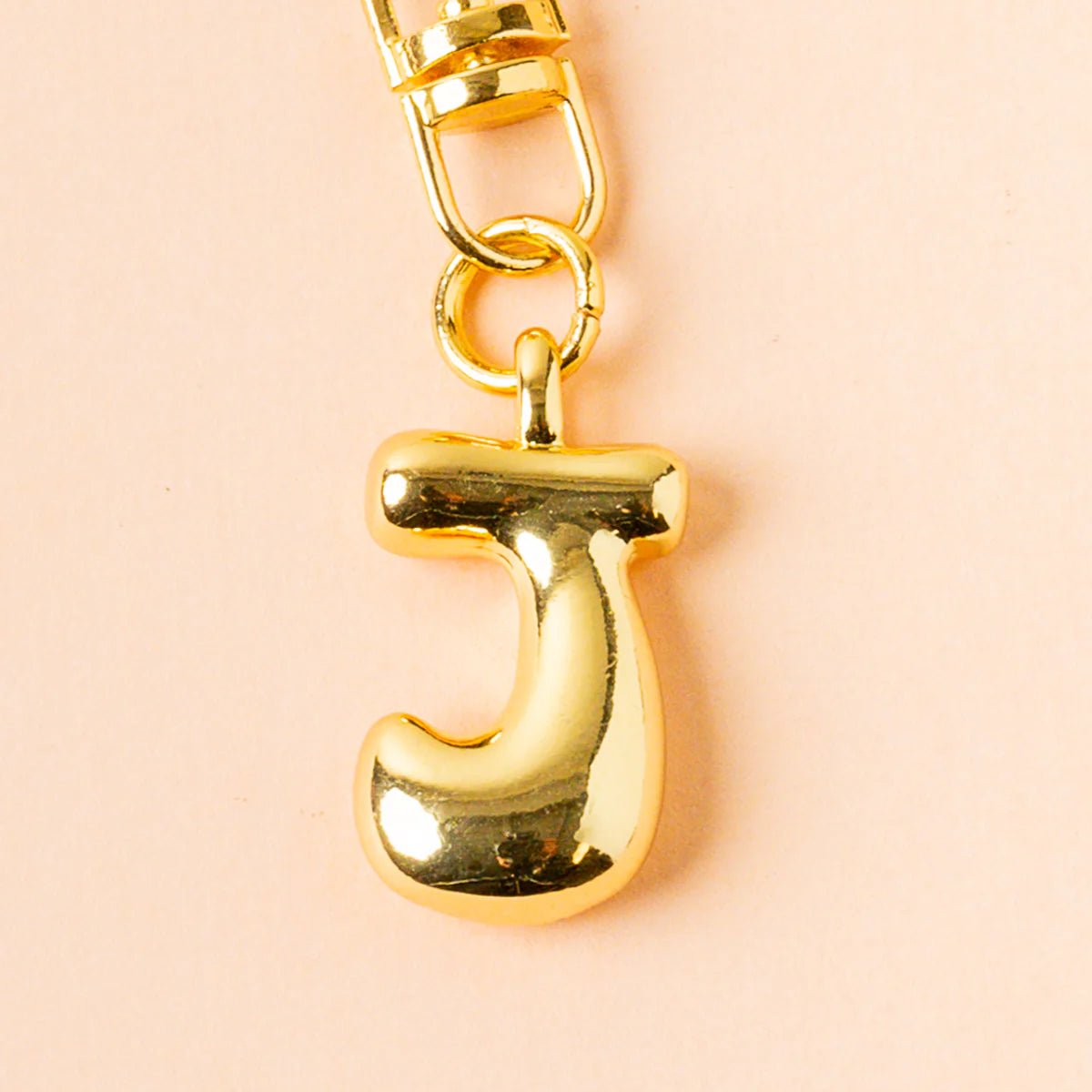 Bubble Letter Keychain
