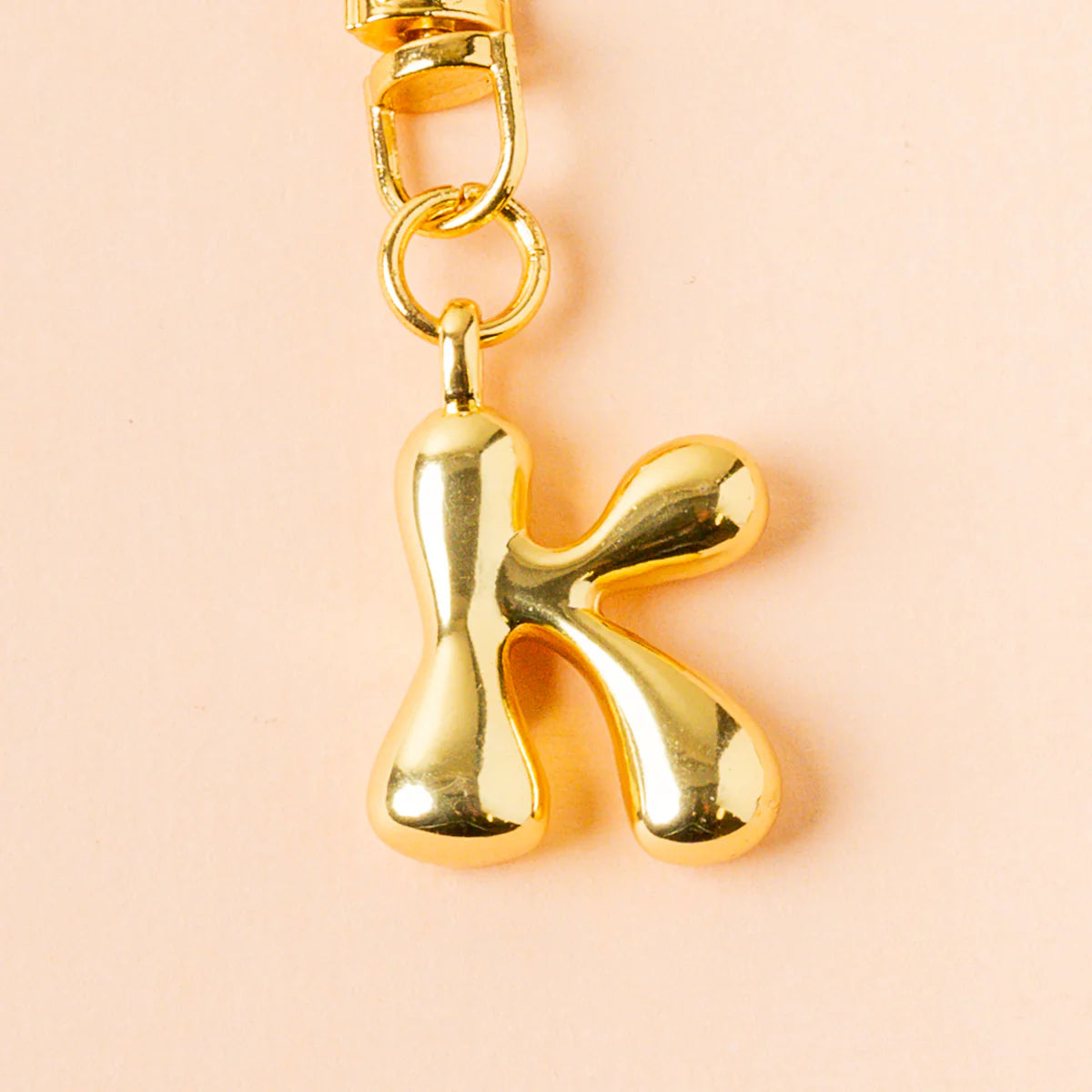Bubble Letter Keychain