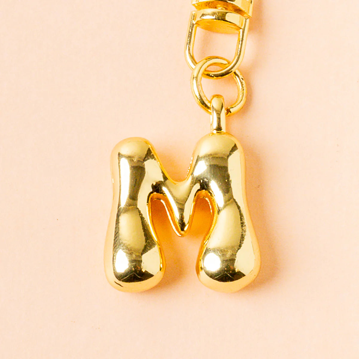 Bubble Letter Keychain