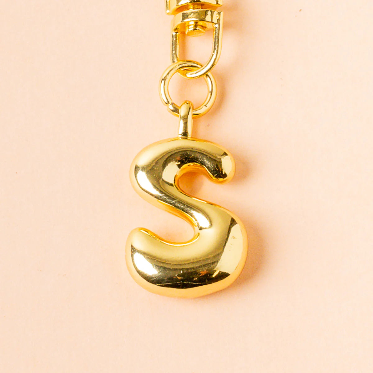 Bubble Letter Keychain