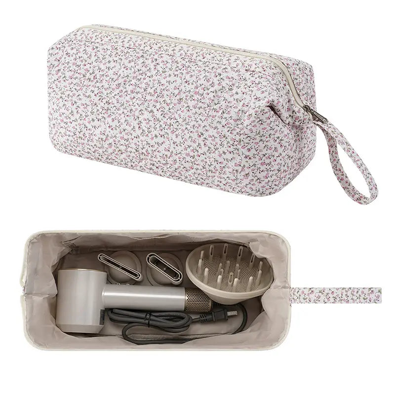 Quilted Hair Tool Storage Bag
