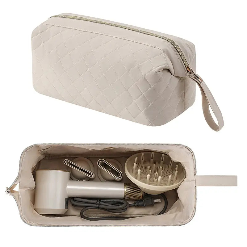 Quilted Hair Tool Storage Bag