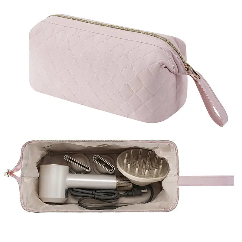 Quilted Hair Tool Storage Bag