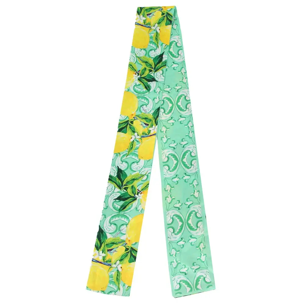 Abstract Pattern Bag Silk Twilly