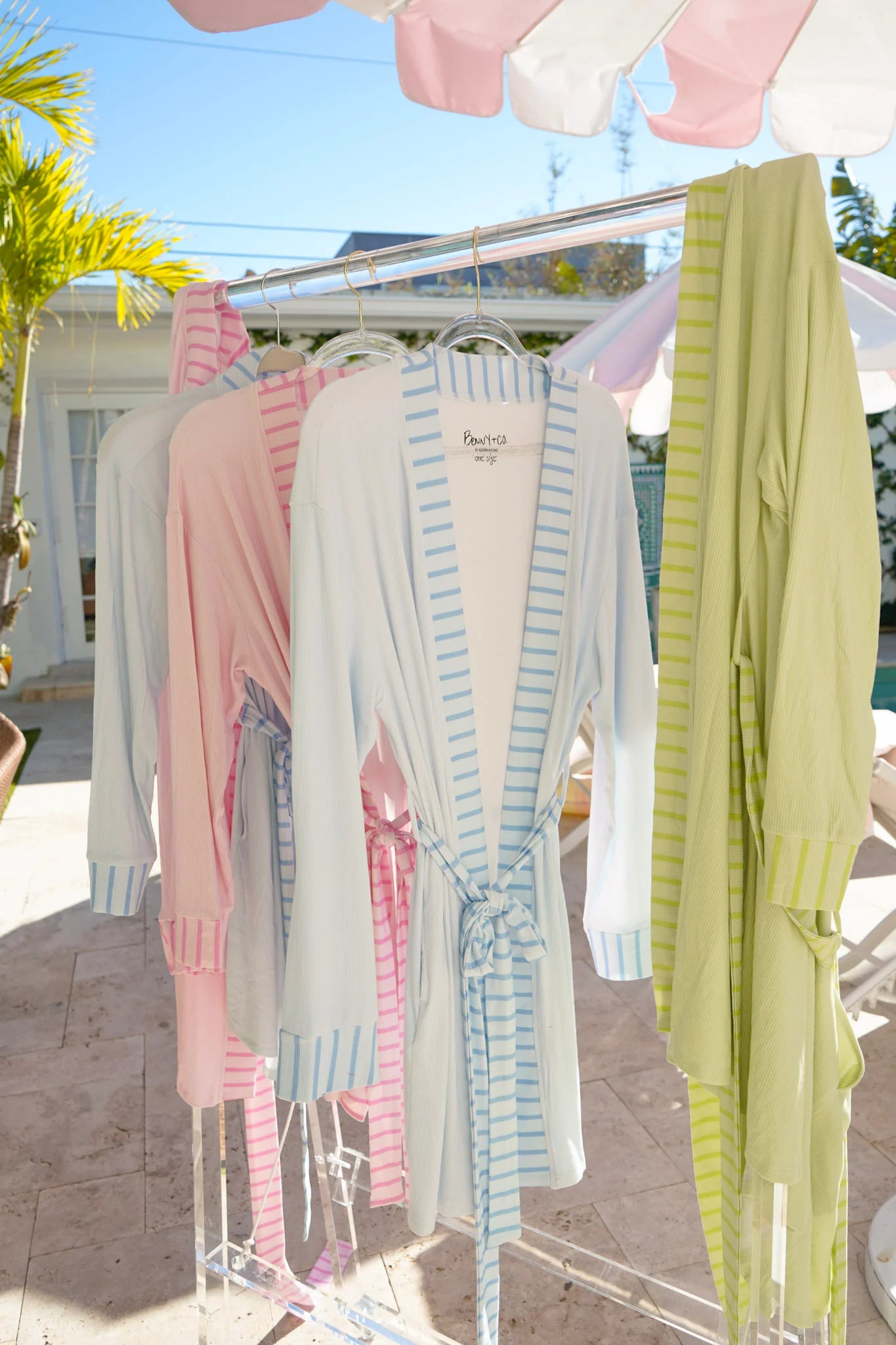 Ribbed Bamboo Lounge Robe