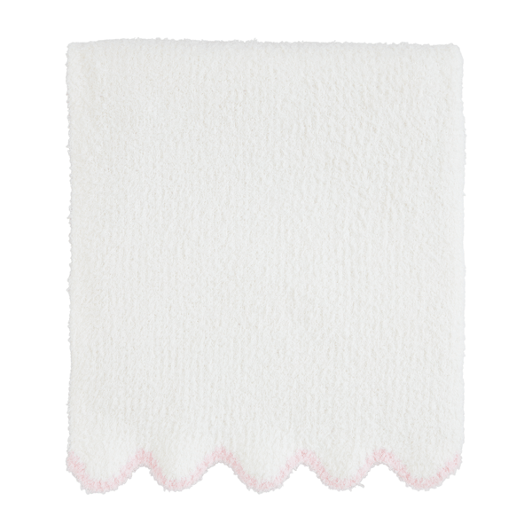 Chenille Scalloped Blanket