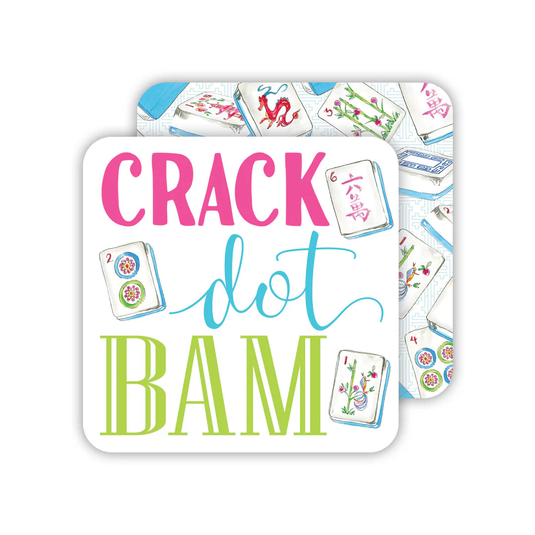 Crack Dot Bam Mahjong Coasters