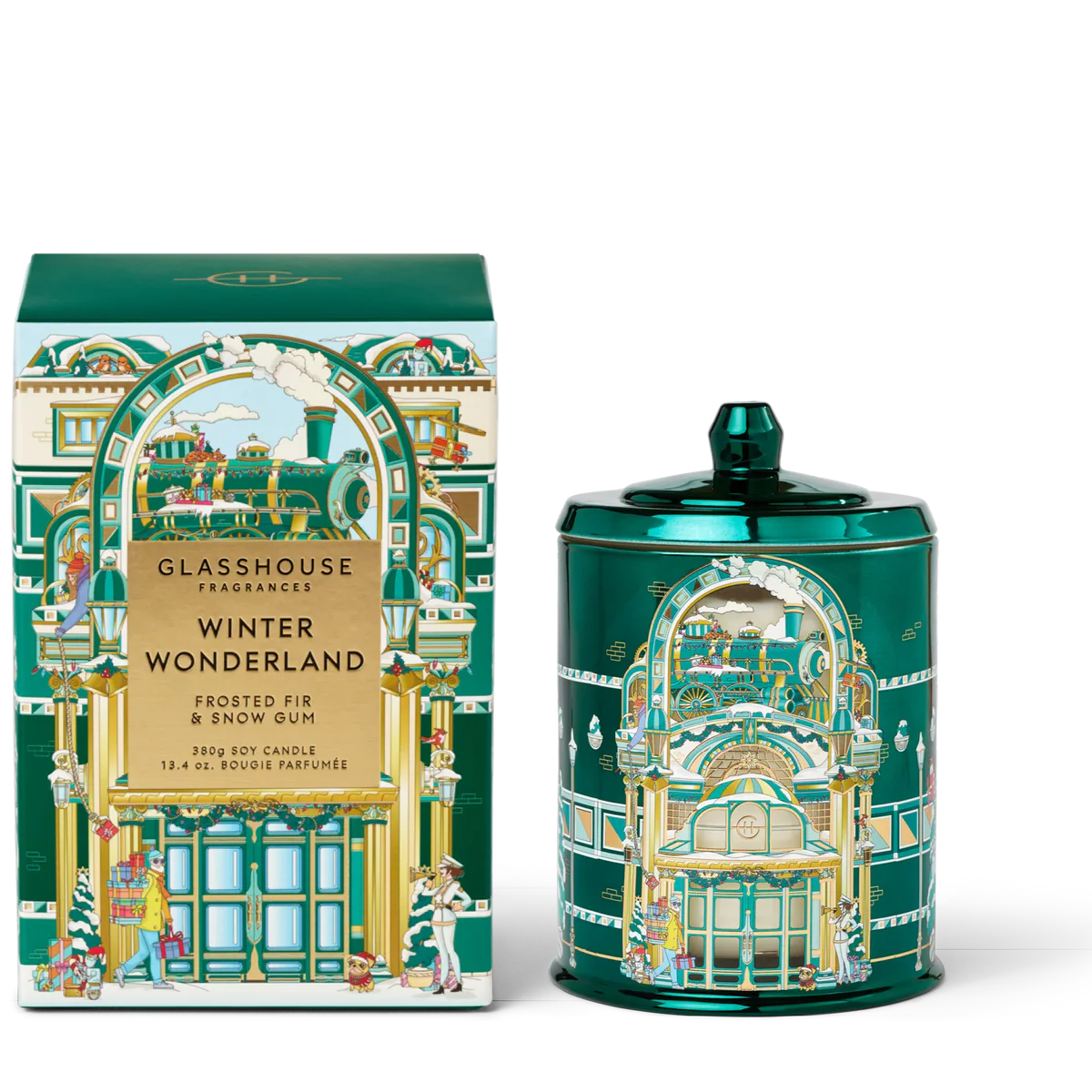 Christmas Glasshouse Candle - Thumbnail 2