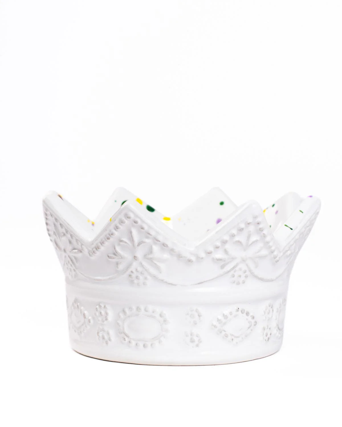 Mardi Gras Condiment Crown Bowl