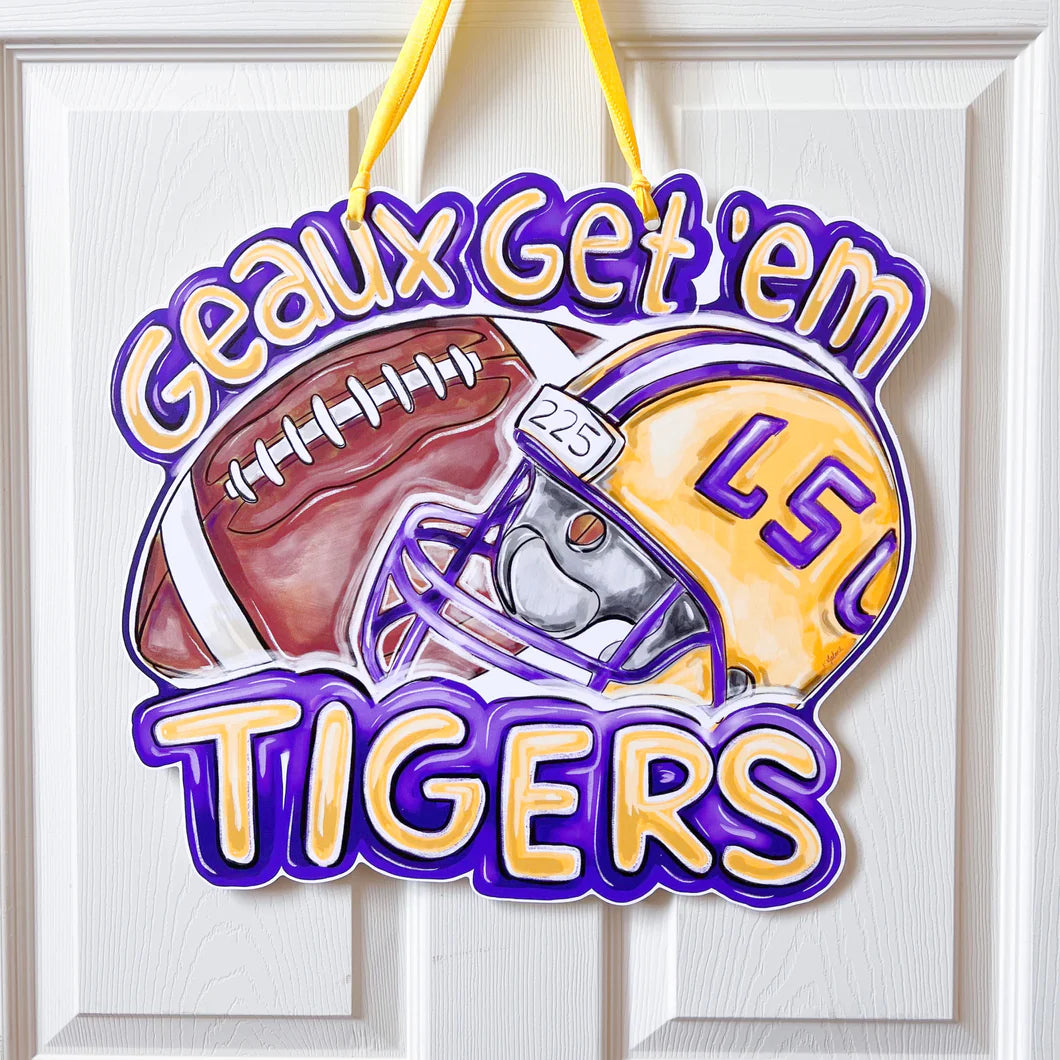 Geaux Tigers Door Hangers
