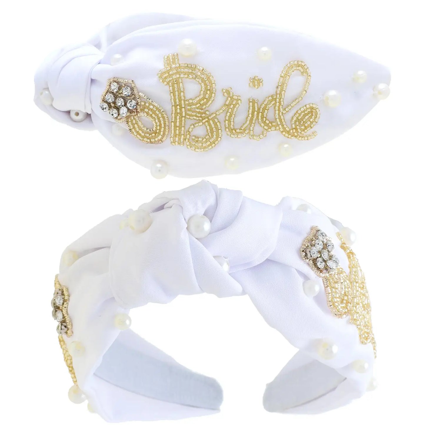 Jeweled bride headband