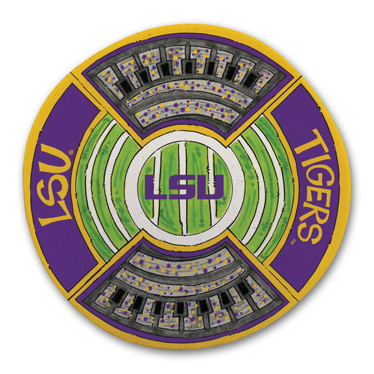 Round Melamine Stadium Platter