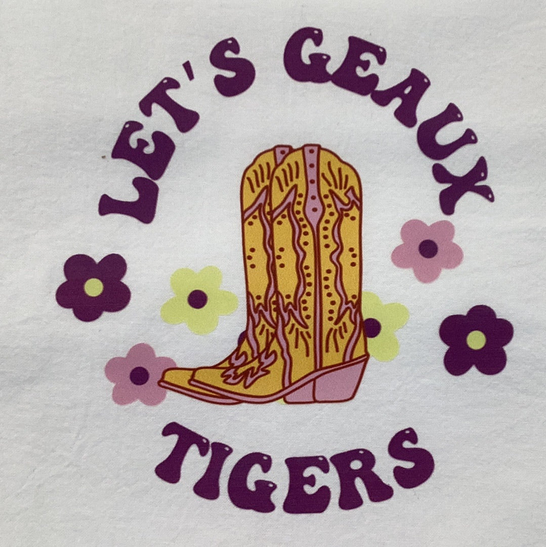 Let’s Geaux Tigers Tea Towel