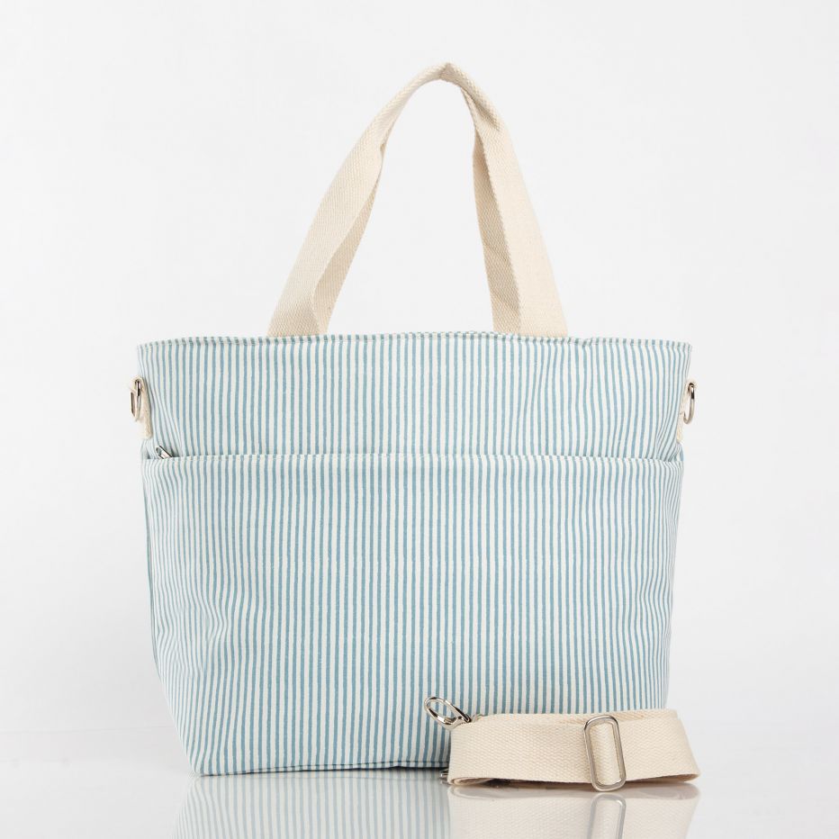 Stripe Cooler Tote