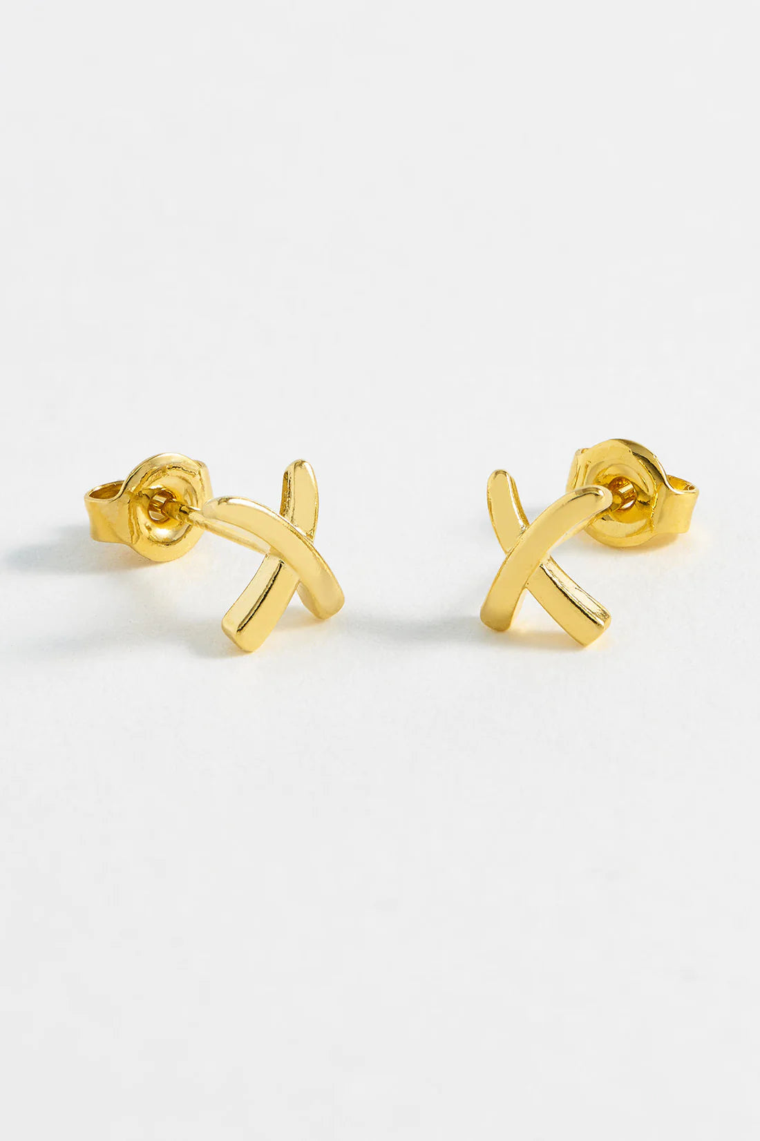 kiss stud gold plated