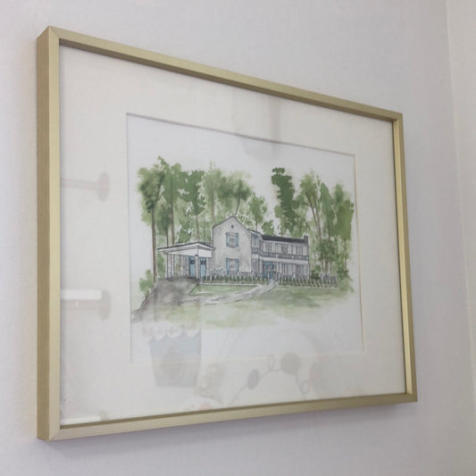 WaterColor Home Painting