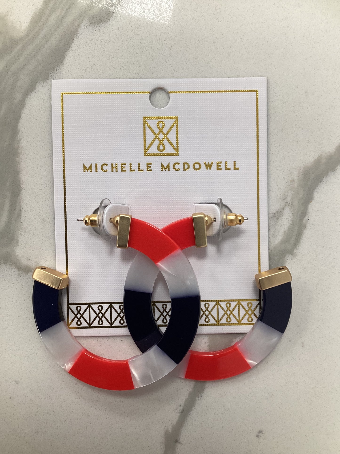 Michelle McDowell hoop/dangle