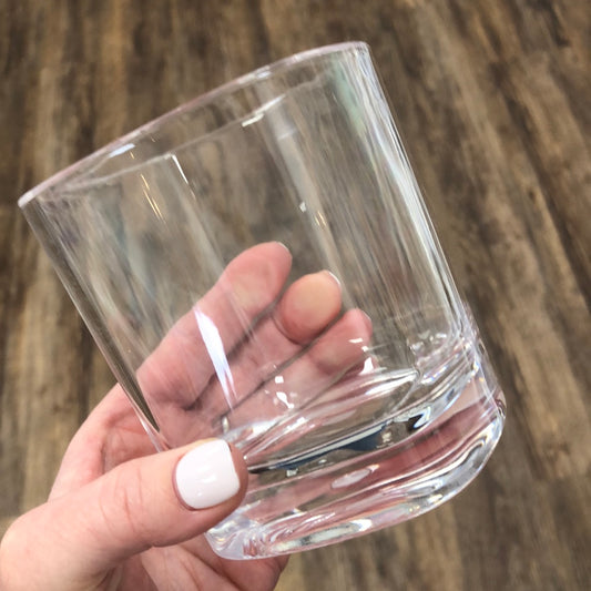 Acrylic 14oz Square Water Glass